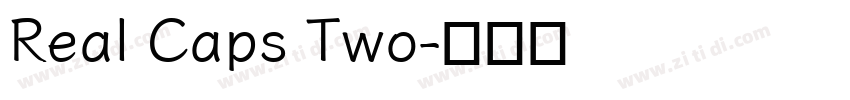 Real Caps Two字体转换